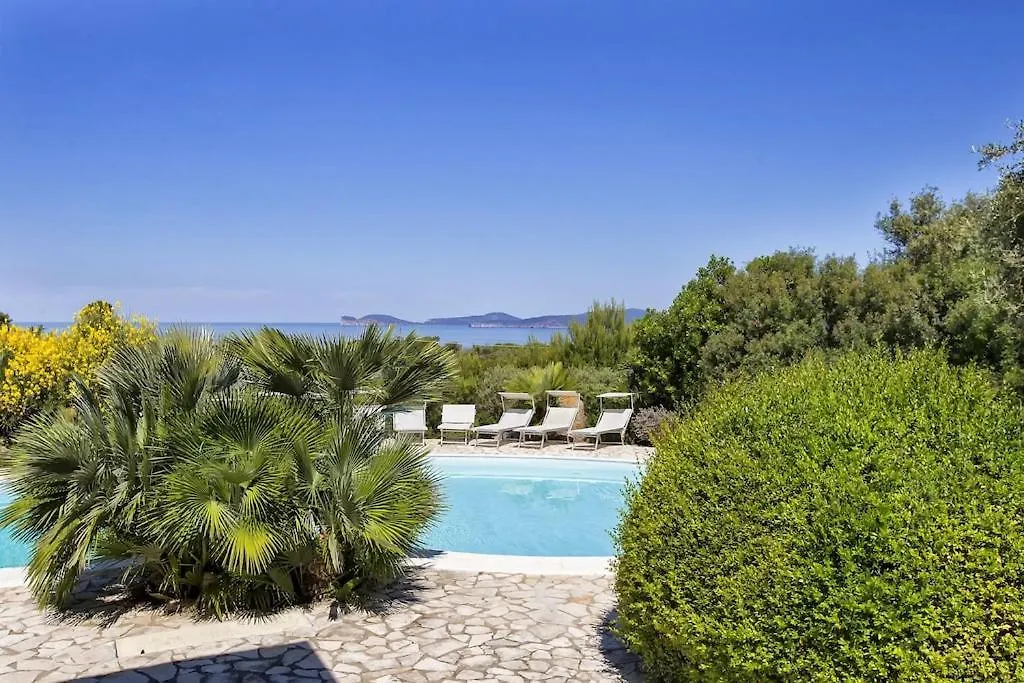 Clicksardegna Villa Paraiba Fronte Mare Per 12 Persone アルゲーロ